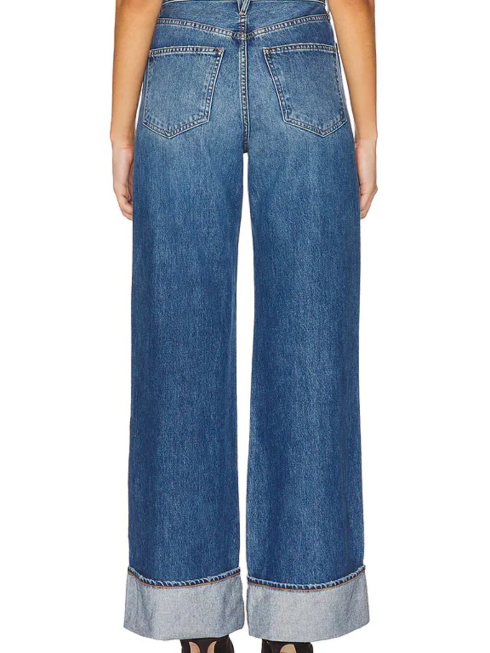 Veronica Beard Taylor High Rise Relaxed Wide Leg Jeans in Rebel Stone 30 - Picture 3 of 9